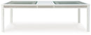 Chalanna - Rectangular Dining Room Extension Table - White