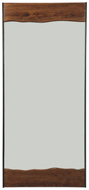 Panchali - Floor Mirror - Brown / Black