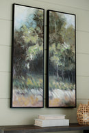 Dansot - Wall Art Set (Set of 2) - Green / Brown