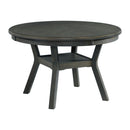 Amherst - Dining Table With Wood Leg - Gray Finish