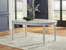Montelaine - Oval Dining Room Extension Table - Antique White