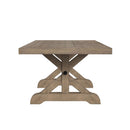 Yellowstone - Dining Table With 2X12" Leaves - Gray