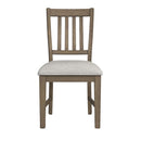 Yellowstone - Dining Side Chair (Set of 2) - Medium Brown / Gray