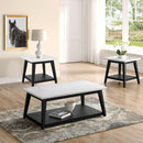 Vida - 3 Piece Table Set - Black
