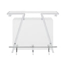 Zena - Bar With Led Lights - White