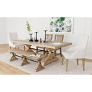 Yellowstone - Dining Host Chair (Set of 2) - Medium Brown