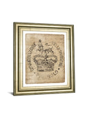 Vintage Seal IV V2 By Wild Apple Portfolio - Framed Print Wall Art - Pearl Silver