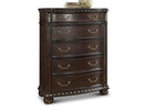 Steve Silver Monte Carlo 5 Drawer Chest in Cocoa