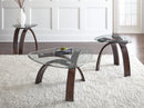Pitman - 3 Piece Occasional Table Set - Brown
