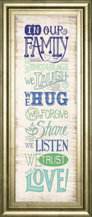 18x42 In Our Family By Deb Strain - Beige