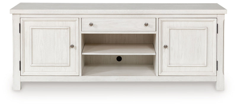 Robbinsdale - Antique White - Extra Large TV Stand