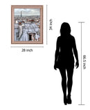 Dreamy Skyline - 28" x 34" Framed Wall Art