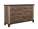 Antique - Dresser With 6 Drawers - Multicolor