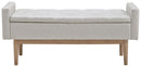 Briarson - Storage Bench - Beige / Brown