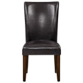 Steve Silver Hartford Side Chair in Brown (Set of 2)