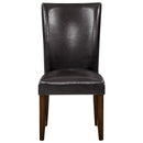 Steve Silver Hartford Side Chair in Brown (Set of 2)