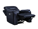 Steve Silver Lexington Triple-Power Media Recliner in Ocean Blue