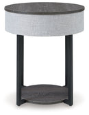 Sethlen - Accent Table - Gray / Black