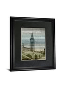 Big Ben By Alan Lambert - Framed Print Wall Art - Black