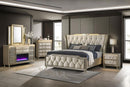 Lorient - Bedroom Set With LED Flame Box Dresser