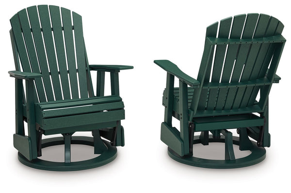 Shell Beach - Swivel Glider Chair - Green