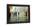 Rainy City Moments - 28" x 34" Framed Wall Art
