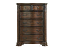 Steve Silver Royale 6 Drawer Chest in Brown Cherry