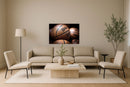 "Courtside Essence" Gloss Canvas - Gloss / Brown