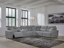ModMax II - Salt And Pepper - Reclining Sectional