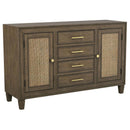 Matisse - 4-Drawer Sideboard Buffet Cabinet - Dark Brown