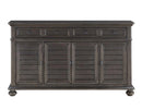 Steve Silver Linnett Server in Slate