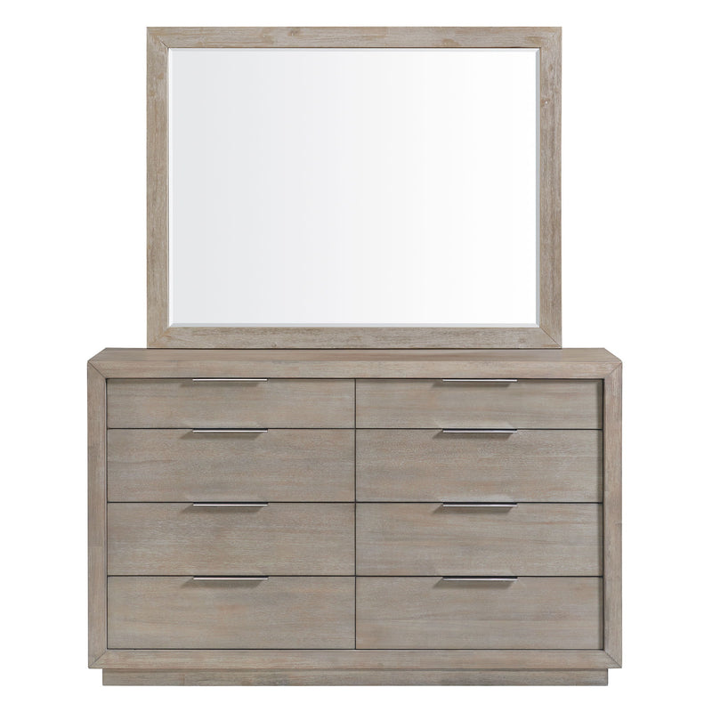 Arcadia - Dresser & Mirror Set - Gray