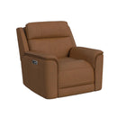 Mustang - Power Motion Recliner With Power Headrest And Lumbar - Butternut