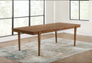 Lyncott - Rectangular Dining Room Extension Table - Brown
