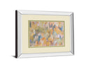 Concerto Grey By Robert Cresvell - Mirror Framed Print Wall Art - Yellow