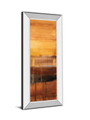 Autumn Glows Il By Lanie Loreth - Mirror Framed Print Wall Art - Orange