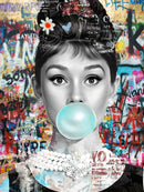 Graffiti Muse Burst - 36" x 48" Framed Wall Art