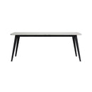 Marlene - Dining Table With White Faux Marble Top - White