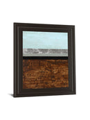 Textured Light I By Natalie Avondet - Framed Print Wall Art - Dark Brown