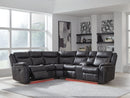 Sultan Meadow - 2-Piece Reclining Sectional - Carbon