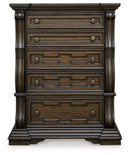 Maylee - Five Drawer Chest - Dark Brown