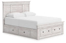Makidern - Panel Storage Bed With 2 Under Bed Storage Units - Austin's Furniture Depot (Austin,TX)