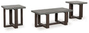 Dynnford - Occasional Table Set (Set of 3) - Gray / Brown