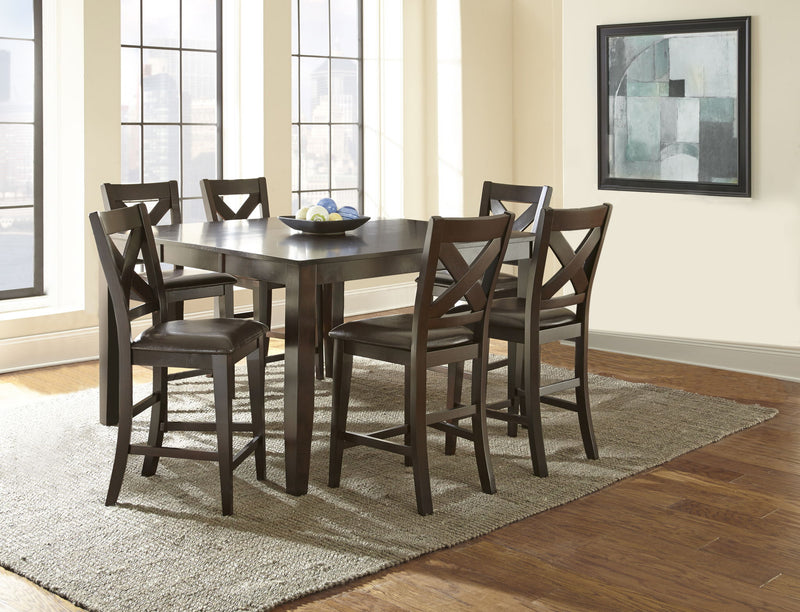 Crosspointe - Counter Table - Brown
