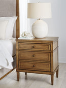 Sharlance - Three Drawer Night Stand - Brown