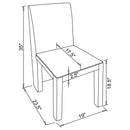 Tordera Dining Side Chair - Austin's Furniture Depot (Austin,TX)
