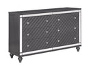 Crown Mark Refino 6 Drawers Dresser in Gray image