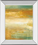 Golden Possibilities By Pasion - Mirror Framed Print Wall Art - Gold