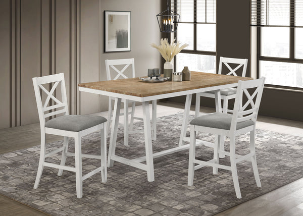 Hollis 5 Pc Counter Height Dining Set
