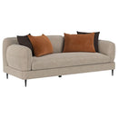 Jade - Chenille Upholstered Modern Track Arm Sofa